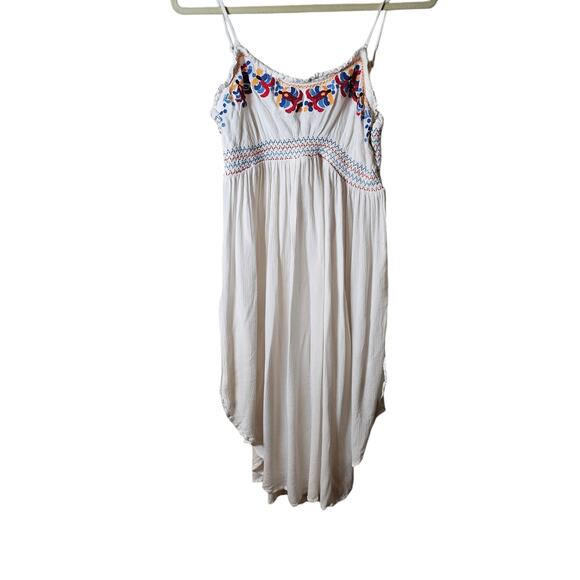 Free People Top Womens Medium Dress Babydoll Boho Chic Coastal Cottage Floral - Picture 5 of 14